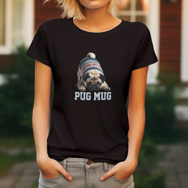 T-shirt  Pug Adorable  (Créateur téléchargé)