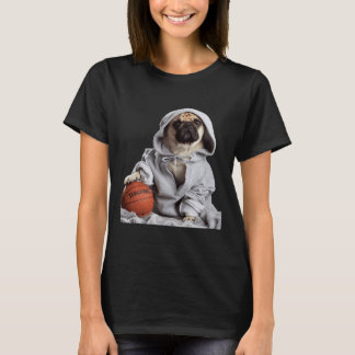 T-shirt Pug Basket-ball Graubart Classique 425