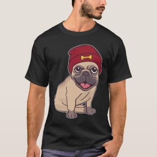 T-shirt Pug chapeau bébé classique 23