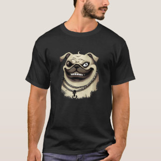 T-shirt Pug Chien Méchant Halloween 1