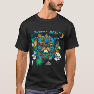 T-shirt Pug Crâne Candy 5 COZUMEL MEXIQUE