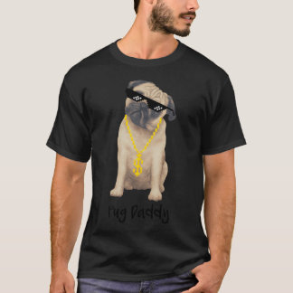 T-shirt Pug Daddy Rappeur Chien