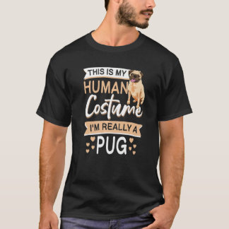 T-shirt Pug Dog Apparel For Halloween Pug Owner