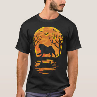 T-shirt Pug Drôle Halloween Épouvantable Pour Les Amateurs