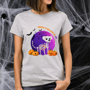 T-Shirt Pug effrayant Halloween pleine lune