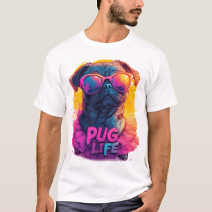T-shirt Pug Excentrique en Tutu - Conception de Vie de Pug