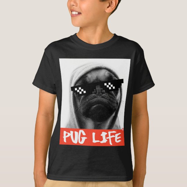 T-shirt Pug Life (Devant)