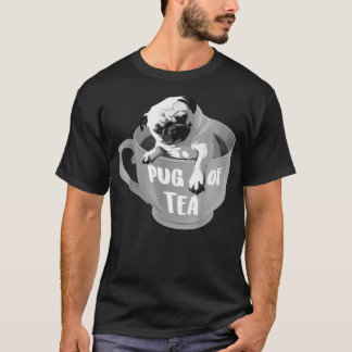 T-shirt Pug Of Tea  Cool Herbal Beverage Drinkers Funny An