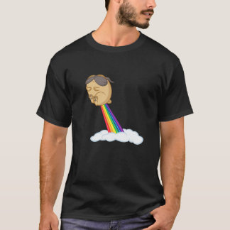 T-shirt Pug Rainbow Fart