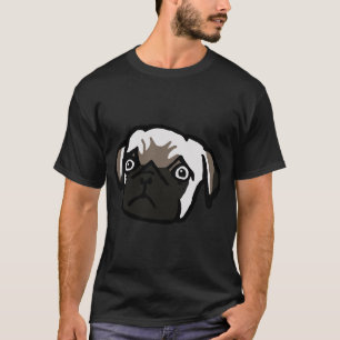 T-shirt Pug triste est triste