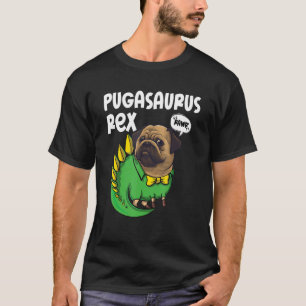 T-shirt Pugasaurus Rex Rawr Carlin mignon Costume Hallowee