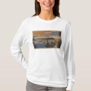 T-shirt Puget Sound, WA - amarrages de club de yacht au