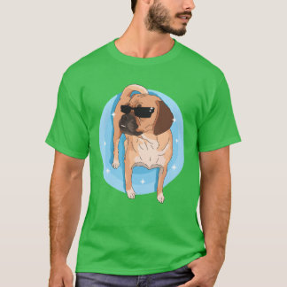 T-shirt Puggle Chiens Puggles Chiens Propriétaire de la fa
