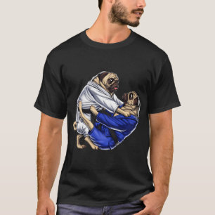 T-shirt Pugs de Jiu-Jitsu
