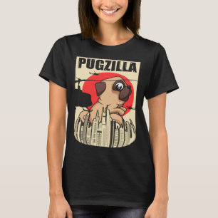 T-shirt Pugzilla Pour Propriétaires De Carlins Carlin Pour