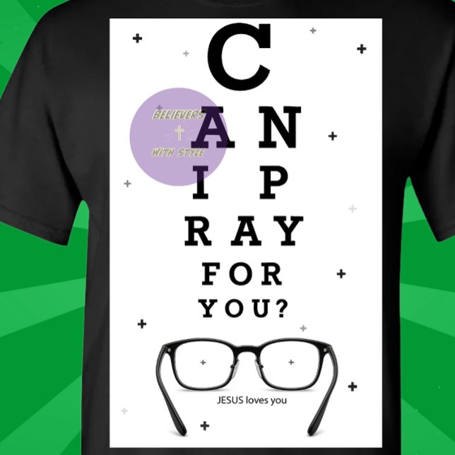 T-shirt Puis-je prier pour vous - Christian (Créateur téléchargé)