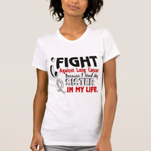 T-shirt Puisque j'ai besoin de mon cancer de poumon de