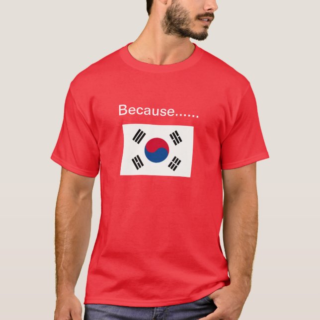 T-shirt Puisque la Corée (Devant)