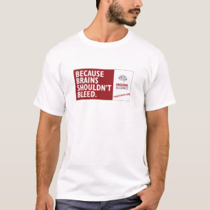 T-shirt Puisque les cerveaux ne devraient pas saigner