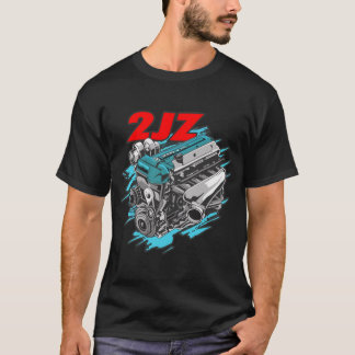 T-shirt Puissance 2JZ GTE - Moteur Toyota Supra