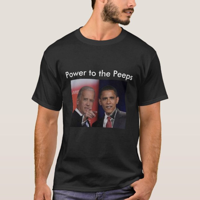 T-shirt Puissance aux piaulements, au Barack Obama et au (Devant)