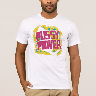 T-shirt Puissance de chat. Cat Power. Puissance de fille.