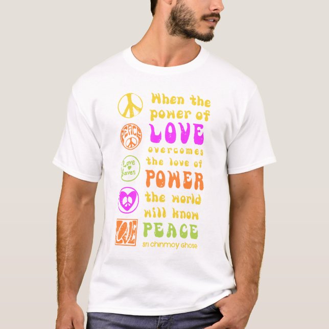 T-shirt Puissance de l'amour (Devant)