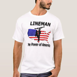 T-shirt Puissance de MONTEUR DE LIGNES