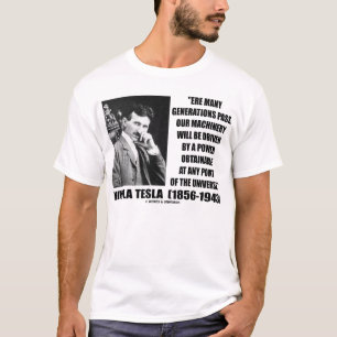 T-shirt Puissance de Nikola Tesla accessible tout univers