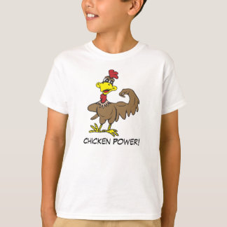 T-shirt Puissance de poulet !  Texte 1 !