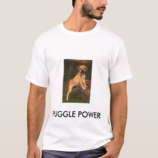 T-SHIRT PUISSANCE DE PUGGLE (Devant)