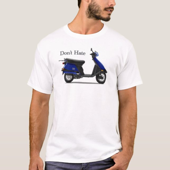 T-shirt Puissance de scooter (Devant)