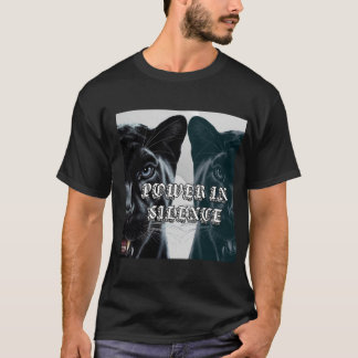 T-shirt Puissance du Jaguar Noir dans le Silence