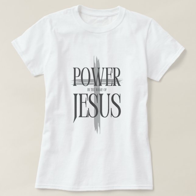 T-shirt Puissance du nom de Jésus (Design devant)