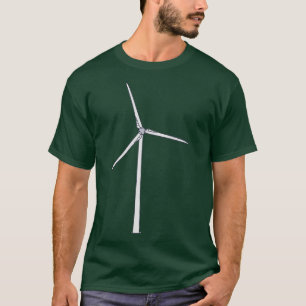 T-shirt Puissance éolienne Turbine éolienne Puissance méca