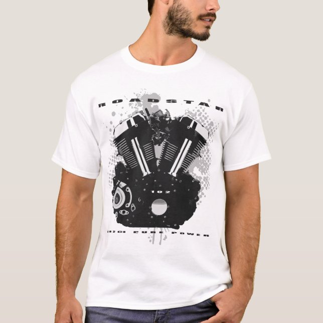 T-shirt Puissance pure de Roadstar (Devant)