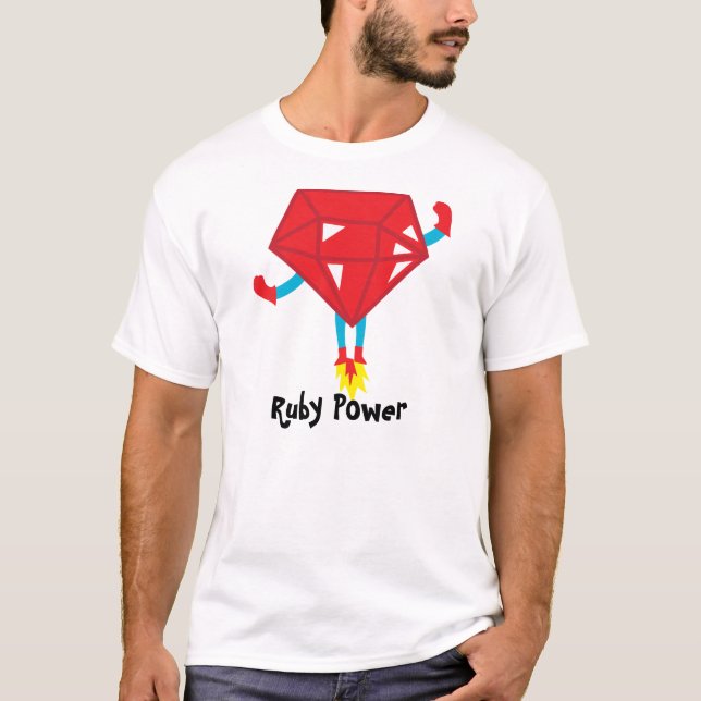 T-shirt Puissance rouge (Devant)