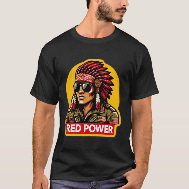 T-SHIRT PUISSANCE ROUGE 13 (Devant)