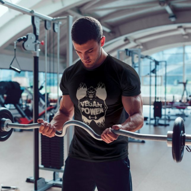 T-shirt Puissance végétale| Bodybuilding| Gym| entraînemen (Créateur téléchargé)
