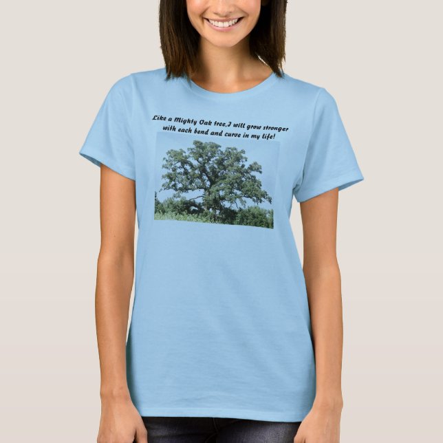T-shirt puissant de chêne (Devant)