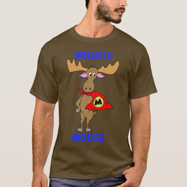 T-shirt puissant d'orignaux (Devant)