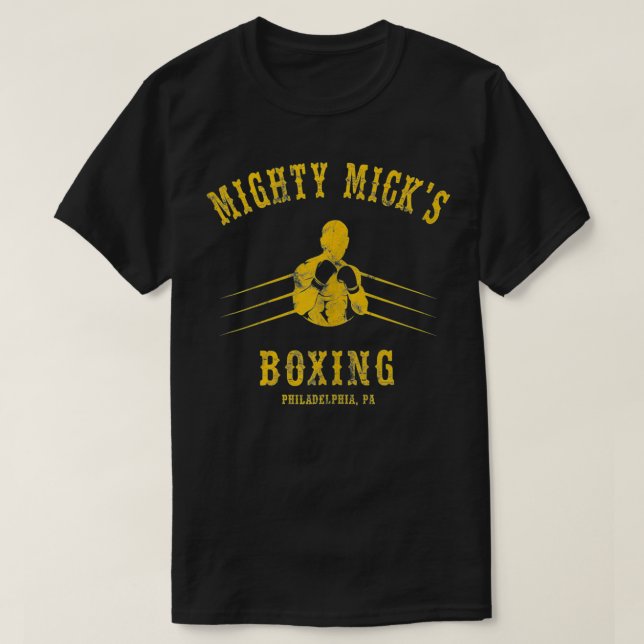 T-shirt Puissant Micks Boxe Gym Philly Fans (Design devant)