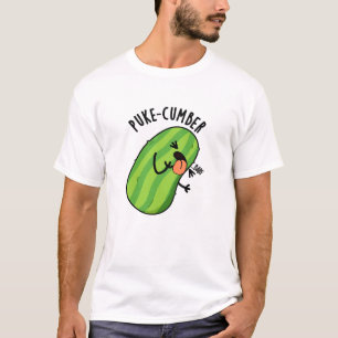 T-shirt Puke-cumber Funny Concomber Pun