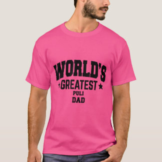 T-shirt Puli Chien papa