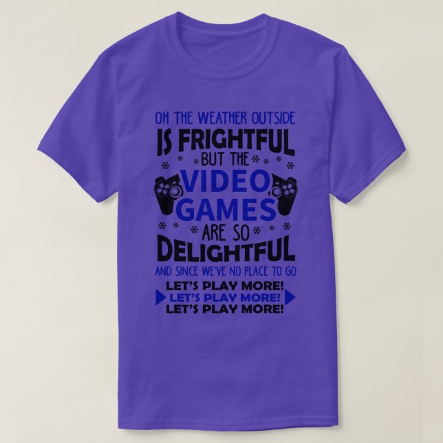 T-shirt Pull de Noël moche de jeux vidéo 2 (Design devant)