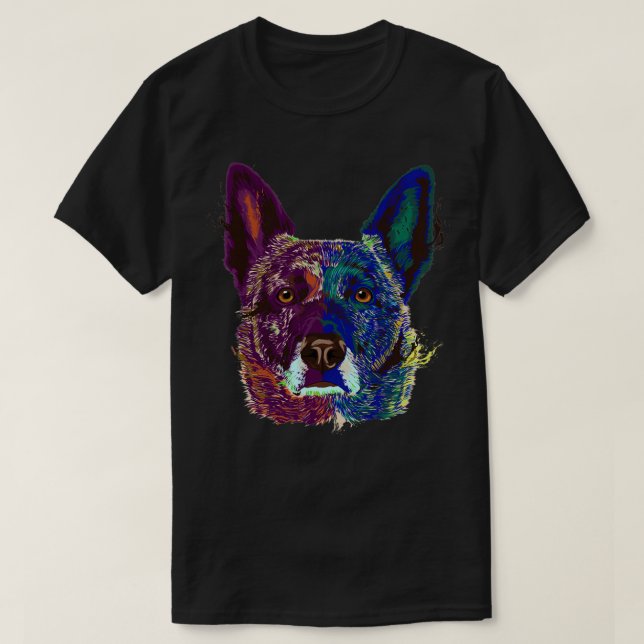 T-shirt Pull-over de Dutch Shepherd (Design devant)