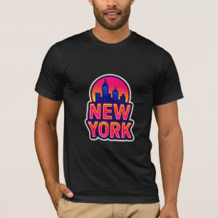 T-shirt Pulse urbaine : Lumières de New York