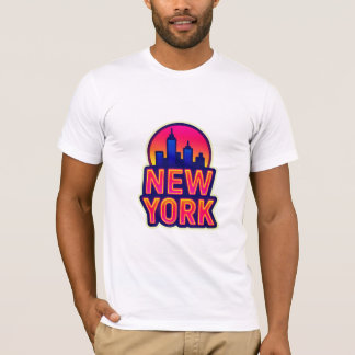 T-shirt Pulse urbaine : Lumières de New York
