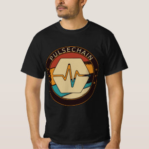 T-shirt PulseChain PLS Crypto Vintage Rétro Art Cryptocurr