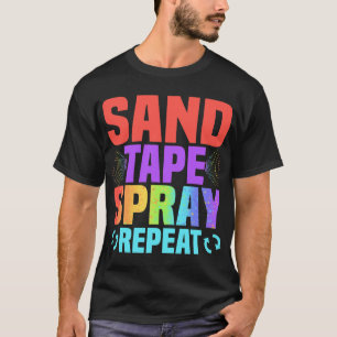T-shirt Pulvérisateur de bande de sable Répéter Auto Body 